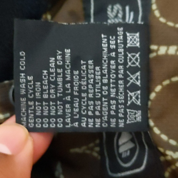 Wetskins|Brown Rain Utility Jacket With Clover Pattern, Inner Removable Jacket - Picture 13 of 17